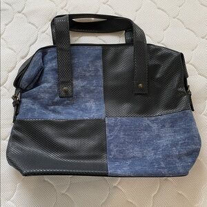 Stylish Black and Blue Bag